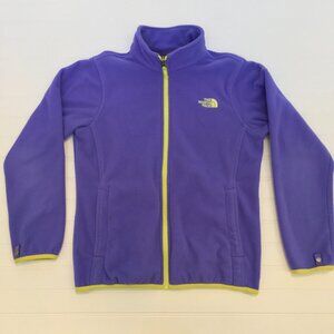 North Face Blue Fleece Jacket Girls 14/16